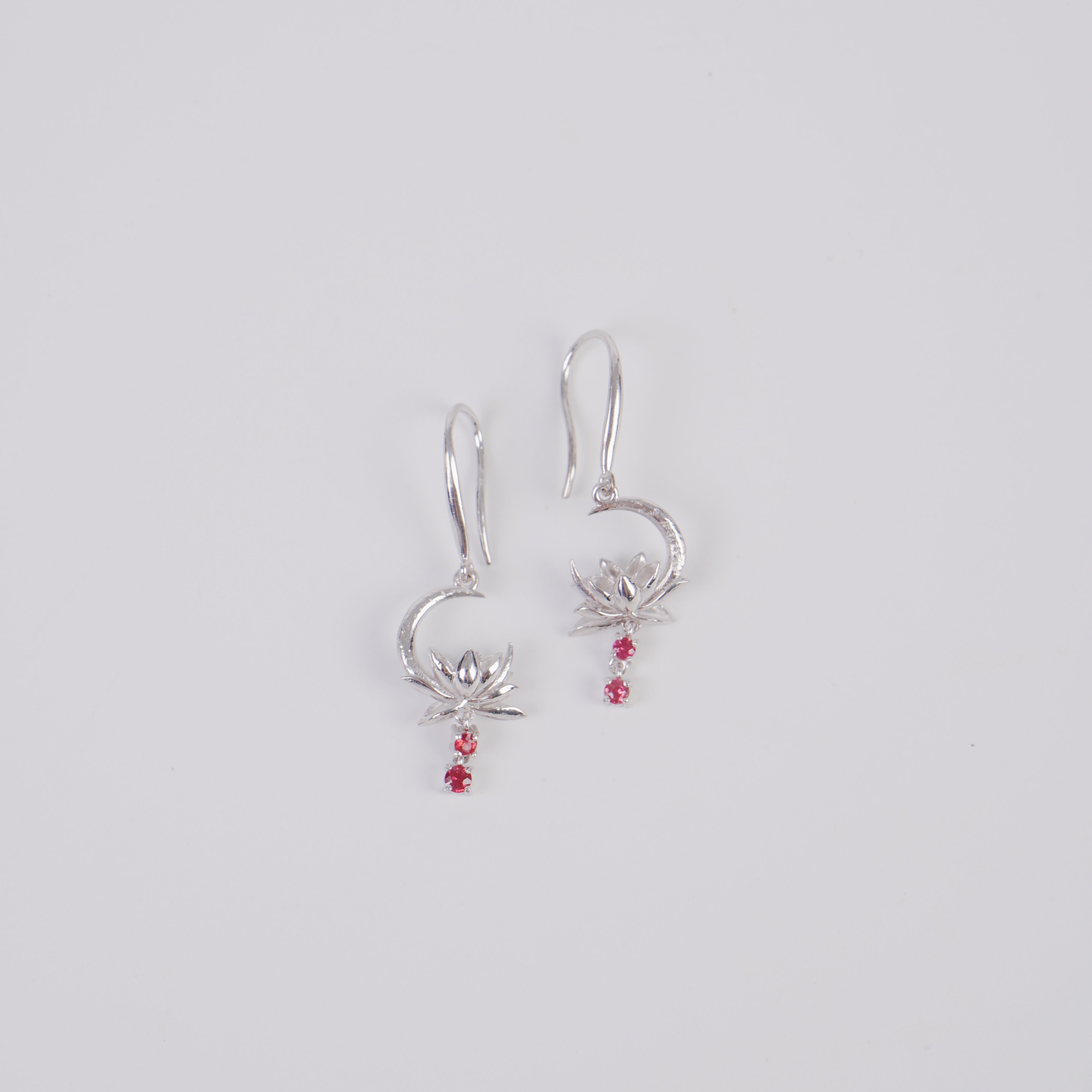 MIST - Moonlit Lotus Earrings