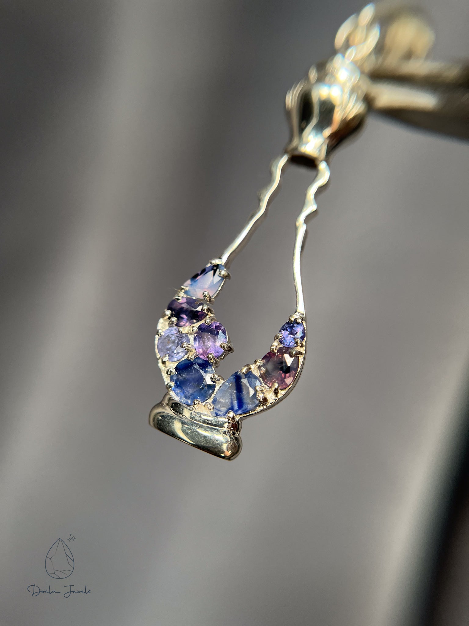 Perfume-shaped pendant