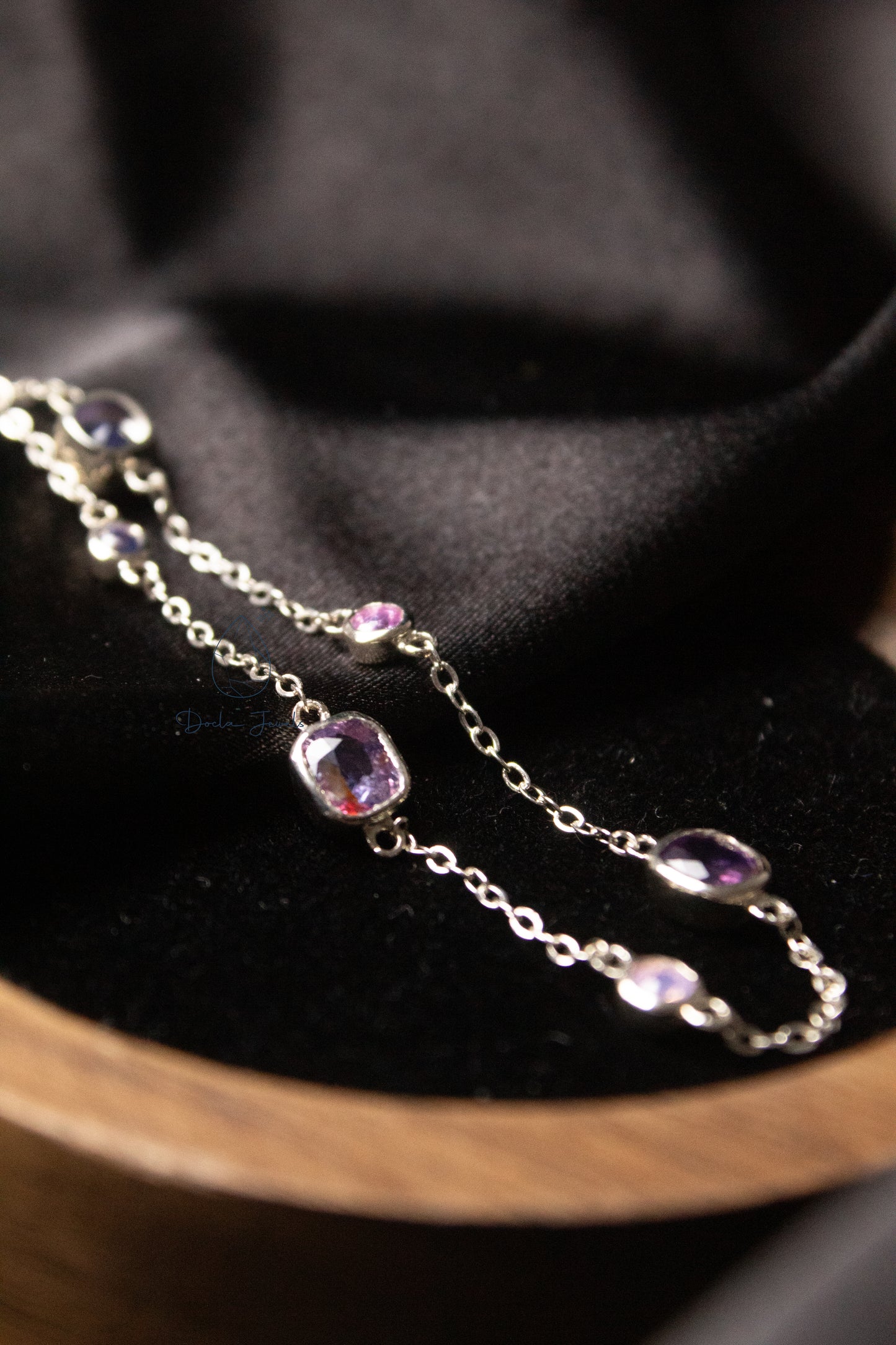 Summer Sapphire-cocktail Bracelet