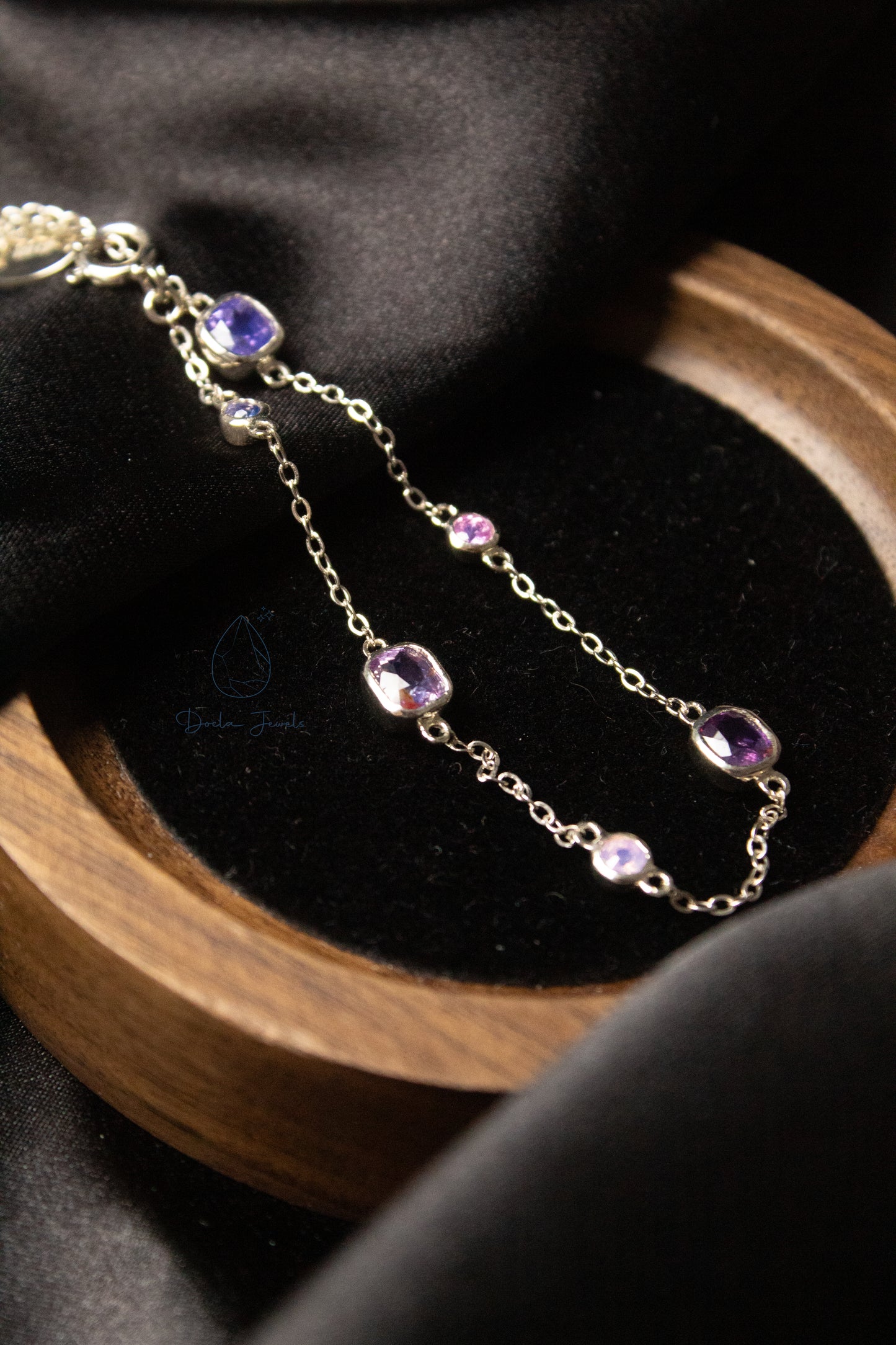 Summer Sapphire-cocktail Bracelet