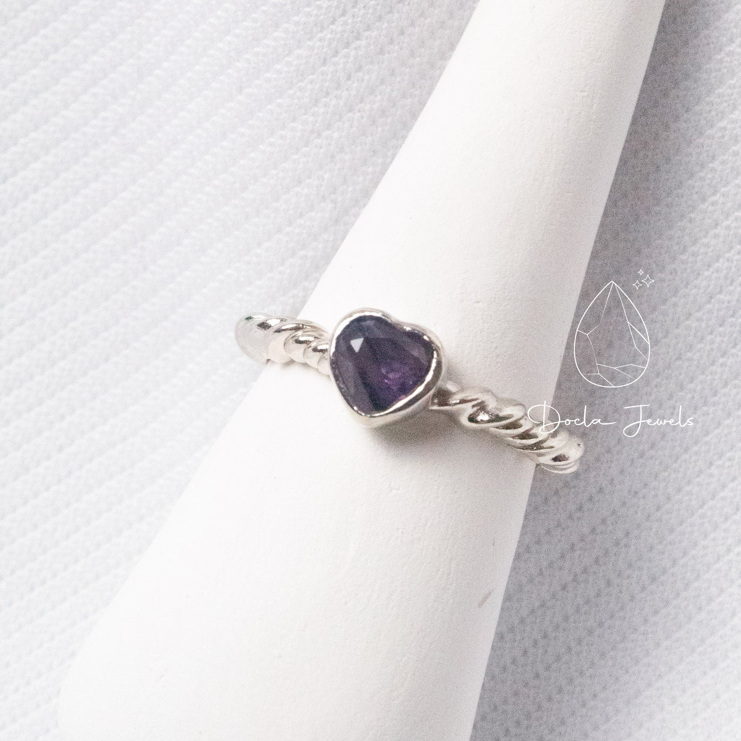 Twisted Heart Ring