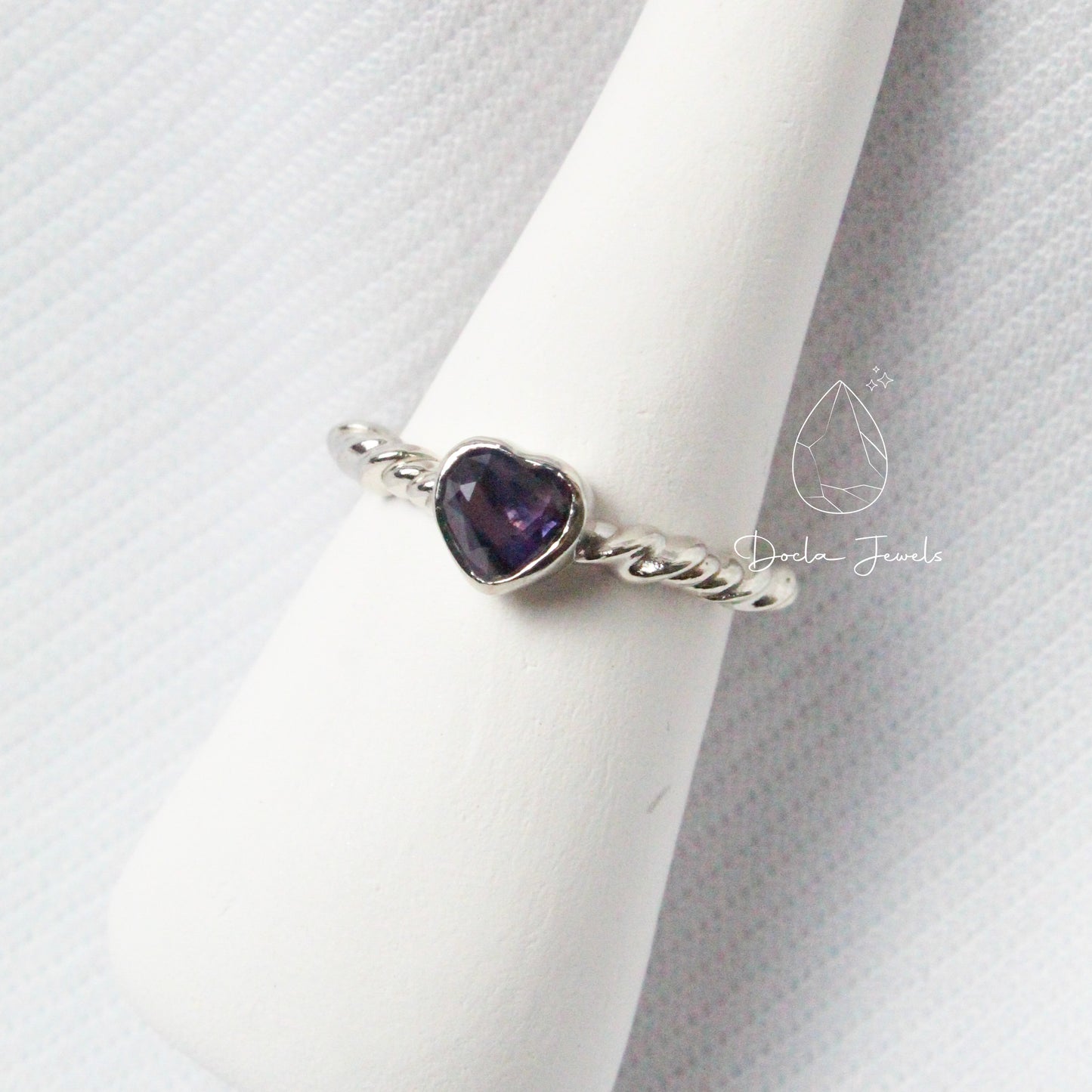 Twisted Heart Ring