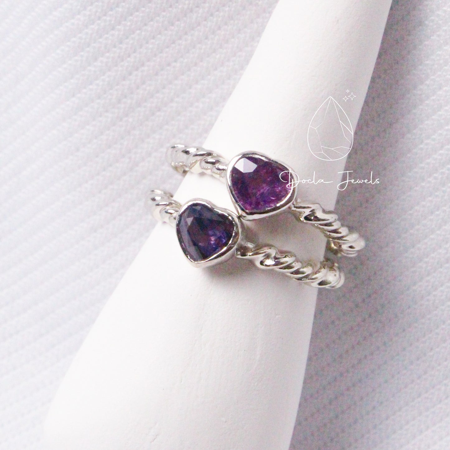 Twisted Heart Ring