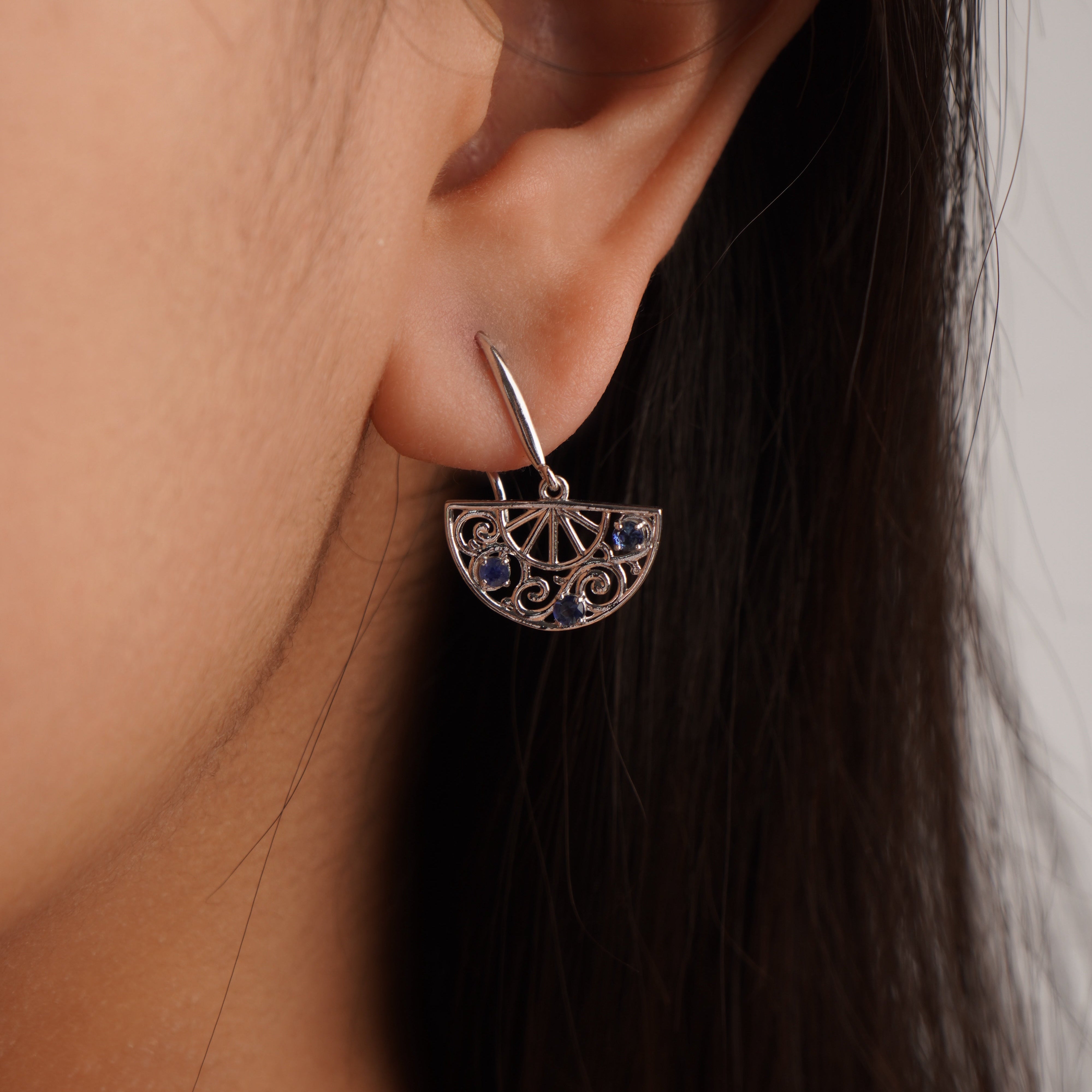 MIST - Handfan Earrings