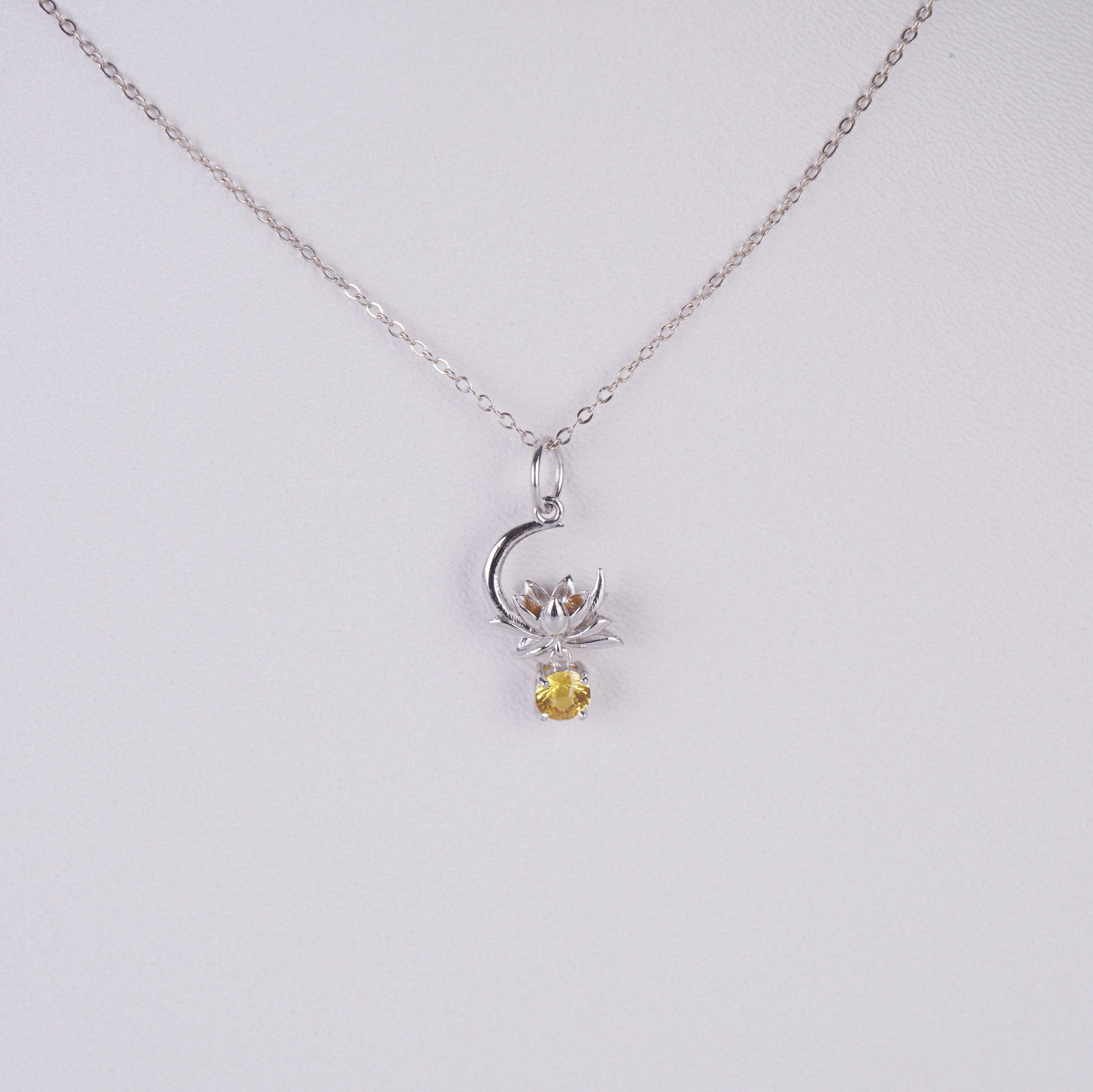 MIST - Moonlit Lotus Pendant (Golden Version)