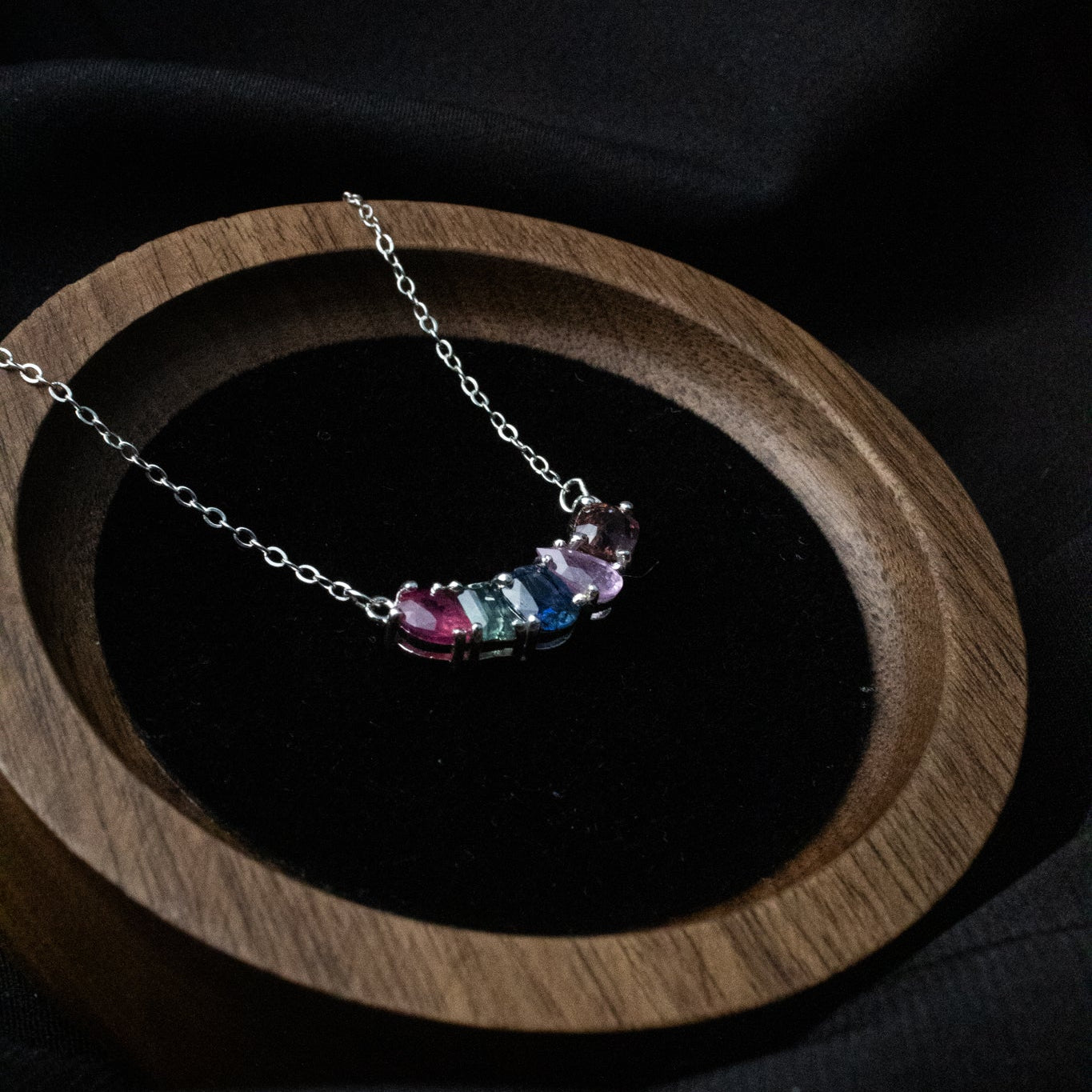 Multi-Stone Necklace Inspired by the Five Elements