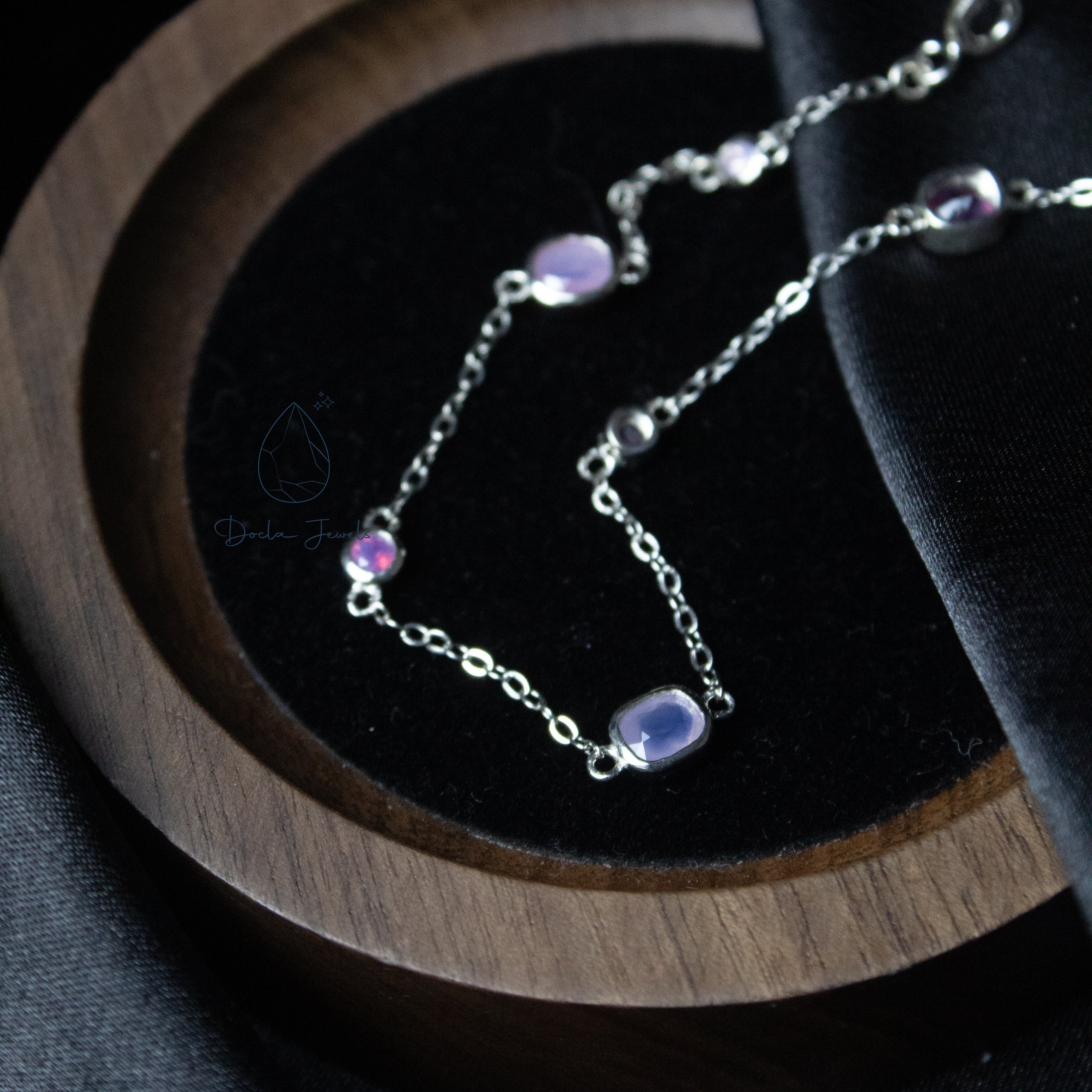 Summer Sapphire-cocktail Bracelet