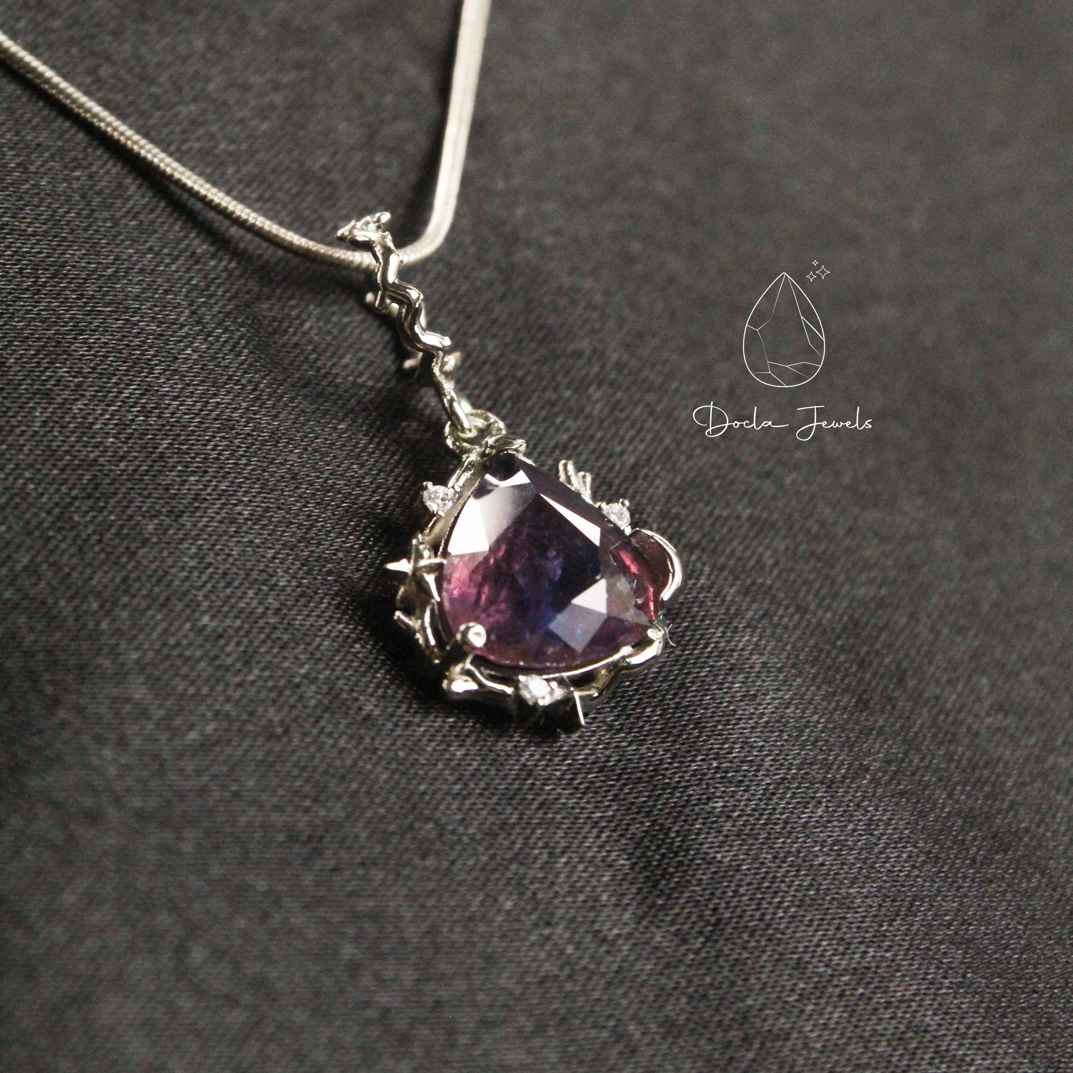 Purple Chaos Cosmo Pendant