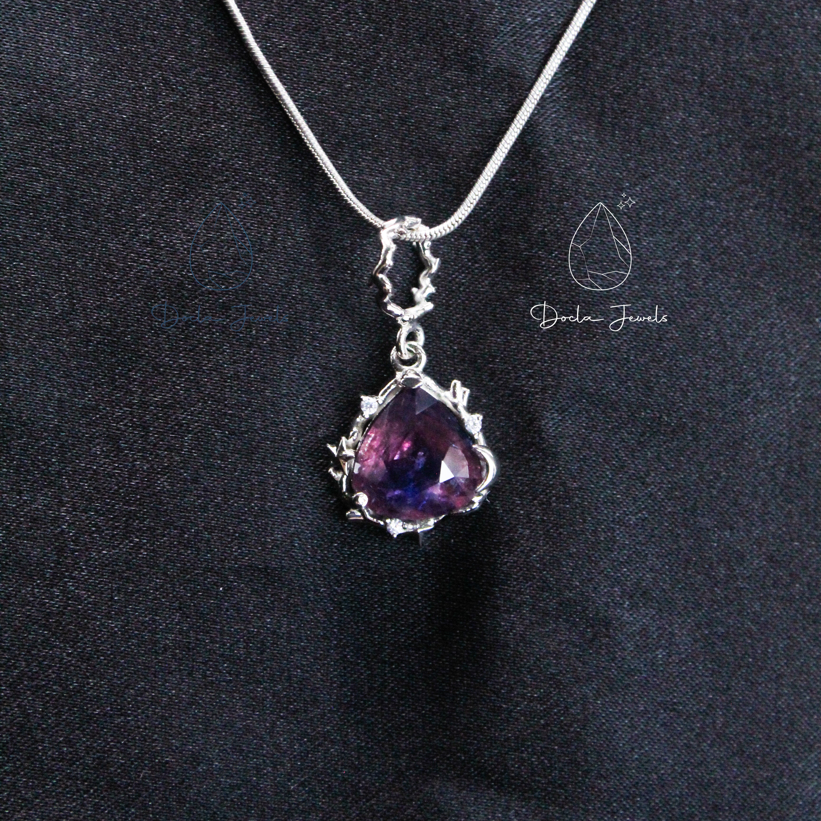 Purple Chaos Cosmo Pendant
